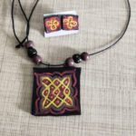 Traditional Kolam Daily Wear Pendant Necklace