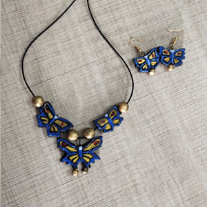 Blue Butterfly Pendant - Daily Wear Necklace